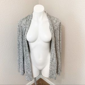 3/$25 LOFT Outlet Open Front Gray Cardigan